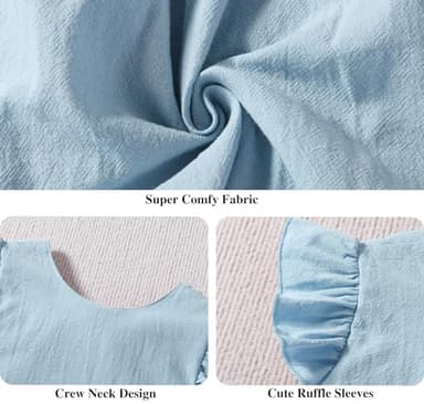 Kionio Baby Girl Toddler Dress Girls Summer Dresses Cotton Sleeveless Halter Tie Back Kid Ruffle Sundress Casual Party Beach - Image 3