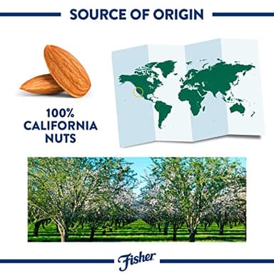 Fisher Chef’s Naturals Whole Almonds, 6 oz Resealable Bag, Unsalted Raw Nuts for Baking & Cooking, Healthy Snacks for Adults, Vegan Protein, Keto Snack, Gluten Free - Image 4