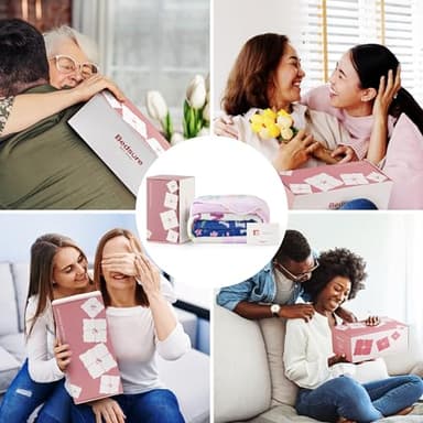 Bedsure Birthday Blanket Gifts for Women - Soft Mom Blanket for Women as Decorations for Wife and Grandma, Patchwork, 50"x60" - Image 7