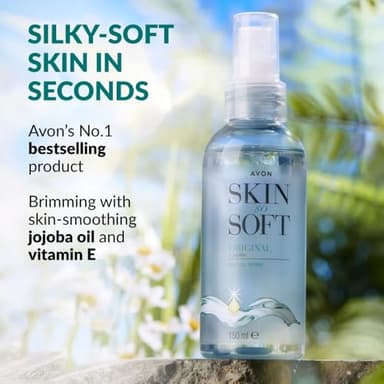 AVON Skin So Soft Original Dry Oil Spray with Jojoba Oil, 5 fl oz (2 Pack) - Image 3