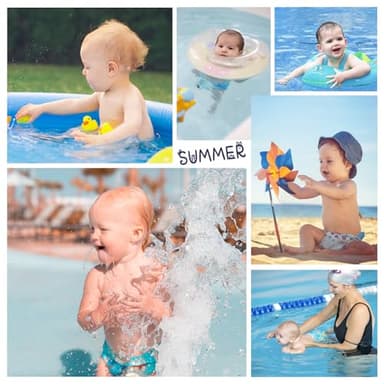 Durio Swim Diaper Washable Swimming Diapers Unisex Toddler Newborn Swim Diaper Reusable Girls Boy B Green SeaLife 3-6 Months - Image 7