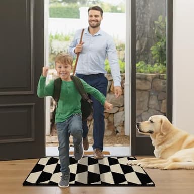 GRANNY SAYS Indoor Doormat, 24" x 36", Non-Slip Front Door Mats, Outdoor Welcome Mat Washable, Low Profile Indoor Door Mats for Entryway, Floor Inside Back Doormats - Image 8