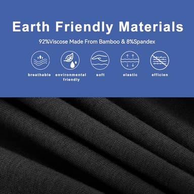 BAMBOO COOL Men's Ultra ComfortSoft Underwear, Moisture Wicking & Breathable No Ride Up Boxer Briefs with Fly, Multipack - Image 2