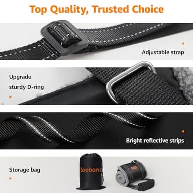 LOOBANI Portable Dog Sling for Back Legs, Hip Support Harness to Help Lift Dogs Rear for Canine Aid and Old K9 Cruciate Ligament Rehabilitation - Image 7