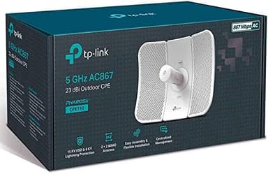 TP-Link CPE710 | 5GHz AC 867Mbps Long Range Gigabit Outdoor CPE for PtP and PtMP Transmission | Point to Point Wireless Bridge | 23dBi | Passive PoE Powered w/Free PoE Injector | Pharos Control - Image 5