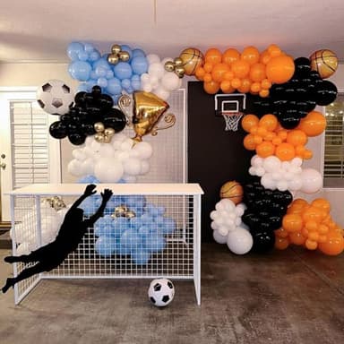 NISOCY Orange Balloon Arch Kit, 102PCS 18In 12In 10In 5In Burnt Orange Latex Balloon Different Sizes for Fall-Themed Parties, Birthday Celebrations, Thanksgiving, and Wedding Decorations - Image 8
