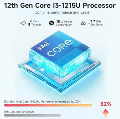 ASUS Vivobook 2025 17.3" FHD IPS Business Laptop, 16GB RAM, 1TB Storage (512GB SSD + 500GB Ext), 6-Core Intel i3 Processor, Lifetime Office 2024 Copilot AI, Wi-Fi 6E, MarxsolAccessory, Win 11 Pro - Image 4