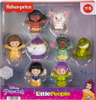 Fisher-Price Little People Toddler Toys Disney Princess Story Duos 8-Piece Figure Set for Pretend Play Kids Ages 18+ Months - Image 6