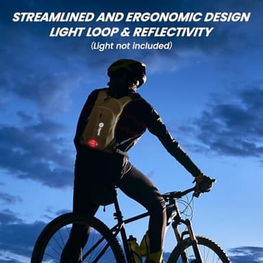 Nepest Hydration Pack Backpack for Women & Men, Lightweight Water Backpack with 2L Water Bladder for Hiking Cycling Running Biking, Black - Image 7