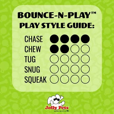 Jolly Pets Bounce-n-Play Dog Toy Ball, 8 Inches/Large, Blueberry, (Model: 2508 BB) - Image 5