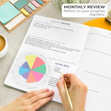 Clever Fox Planner PRO – Weekly & Monthly Life Planner to Increase Productivity, Time Management and Hit Your Goals, 8.5x11″ (Emerald) - Image 4