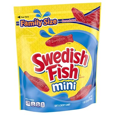 SWEDISH FISH Mini Soft & Chewy Candy, Family Size, 1.8 lb - Image 13