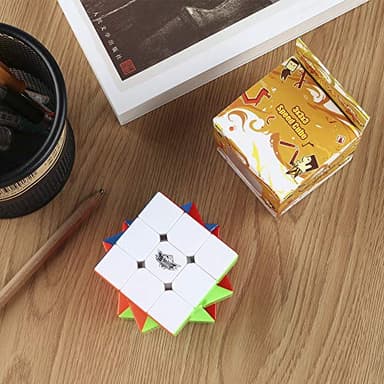 D-FantiX Cyclone Boys 3x3 Speed Cube Stickerless Magic Cube 3x3x3 Puzzles Toys (56mm) - Image 2