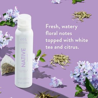 Native Deodorant & Body Spray Contains Naturally Derived Ingredients | Deodorant for Women and Men, All Day Odor Protection, Aluminum and Hydrocarbon Propellant Free | Lilac & White Tea - Image 3