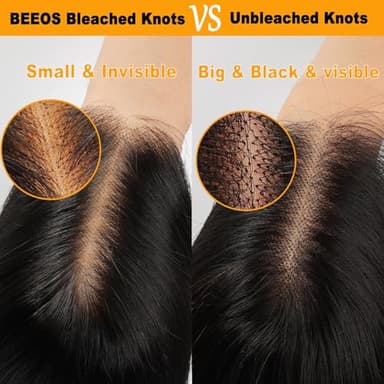 BEEOS Deep Wave 13x6 SKINLIKE Real HD Lace Frontal, 0.10mm Ultra-thin Invisible HD Lace Unique Pre-plucked Natural Hairline Remy Human Hair 20 Inch - Image 6