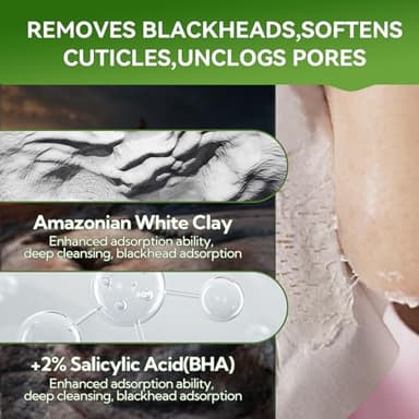 LANBENA Blackhead Remover Nose Pore Strips for Face, 2.0 Upgraded Deep Cleansing Peel off Mask Nose Strips Skincare for All Skin (1.06 Oz/30g) - 60pcs Strips - Image 5