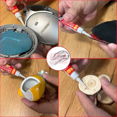 3 Gram (Pack of 12) Single use Super Glue Gel, Super Fast, Thick & Strong Adhesive Superglue, Cyanoacrylate Glue for Hard Plastics, DIY Craft, Ceramics, Frame, Leather, Metal Etc - Image 6