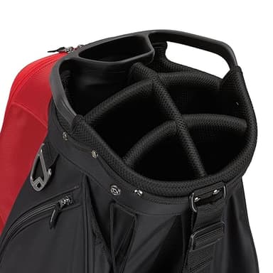 TaylorMade Golf 2023 Black/Red Classic Cart Golf Bag - Image 5