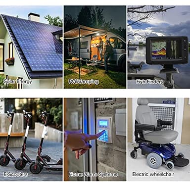 Weize Deep Cycle AGM 12 Volt 100Ah Battery, Maintenance-Free, 3% Self-Discharge Rate, 1150A Max Discharge Current, Perfect for RV, Solar, Trolling Motor, Wind, Marine, Camping and Off-Grid System - Image 6