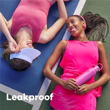 Hydro Flask Water Bottle - Insulated Stainless Steel - Non Spill, Leakproof in 21 Oz Cascade Blue - Image 5