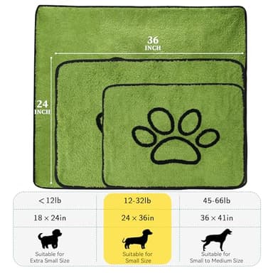 PatiencET Washable Pee Pads for Dogs, 24"x 36" Super Absorbent Reusable Puppy Pads for Pet Training, Housebreaking and Incontinence, 2 Pack Puppy Potty Pads with Leakproof Non-Slip Bottom - Image 3