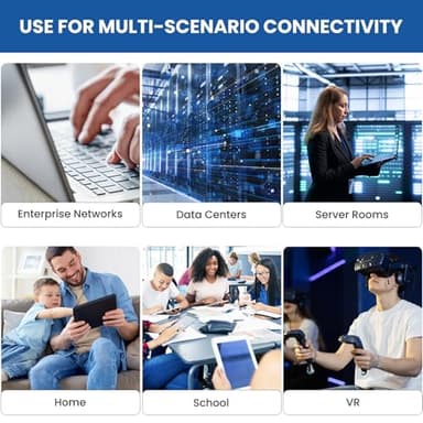 Ultra Clarity Cables Cat6 Ethernet Cable, 20 Feet (2 Pack) LAN, UTP (6 Meters) Cat 6, RJ45, Network, Patch, Internet Cable - 20 ft - Image 5