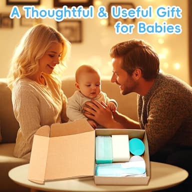 Cradle Cap Brush for Babies, Set of 5 Baby Bath Essentials with Bath Sponge Silicone Scrubber Long Handle Comb for Newborns Toddlers Boys Girls (Green) - Image 7