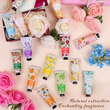 24 Pack Hand Cream Gifts Set For Women, Mini Hand Lotion Travel Size in Bulk for Dry Cracked Hands, Graduation Gifts, End of Year Teacher Appreciation Gifts, Thanksgiving Gifts, Party Favors - Image 5