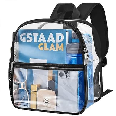 Oraben Clear Backpack for Stadium Events Clear Bag Small Stadium Backpack Waterproof 12x6x12 for Women Men Adult Concert Sports - Image 9