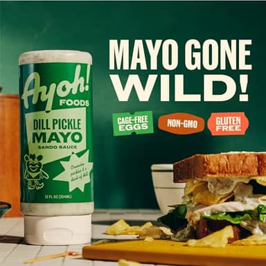 Ayoh Foods, Mayo Gone Wild, Made by Molly Baz - Easy to Squeeze, Perfect for; Sandwiches, Burgers, Fries, Nuggets, Wraps & Dips (2 Pack, Starter Pack) - Image 4