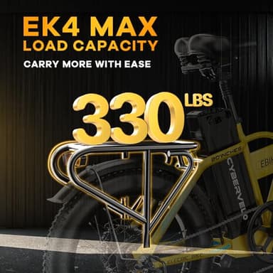 1000W Folding Electric Bike, 48V 20.8AH Large Removable Battery E-Bike, 30+MPH, 80 Miles Max Range, 20" Fat Tire Electric Bike for Adults, Adult Electric Bicycles Commute E-Bikes For Women/Men - Image 6
