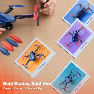V11Air Drone with 6K UHD Camera for Adults, 3-Axis Brushless Gimbal, 4K/30FPS Video, 70Mins Flight Time with 2 Batteries Professional Quadcopter, 10000ft FPV Digital Transmission and Auto Return - Image 2
