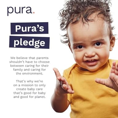 Pura Size 5 Eco-Friendly Diapers (24-35 lbs) Totally Chlorine Free (TCF), Hypoallergenic, Soft Organic Cotton, Sustainable, up to 12 Hours Leak Protection, Allergy UK, 6 Packs of 20 (120 Diapers) - Image 7