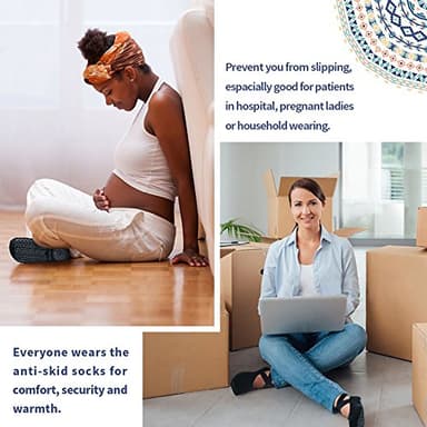 Yoga Socks for Women Non-Slip Grips & Straps, Ideal for Pilates, Pure Barre, Ballet, Dance, Barefoot Workout (2 Pairs- Black/Gray, one_size) - Image 4