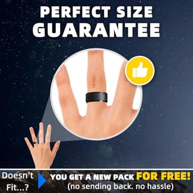 Egnaro Silicone Ring For Men 9mm Wide 2.5mm Thick, Rubber Wedding Bands Ergonomic Breathable Design, Flexible Engagement Rings - Image 6