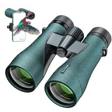 12X50 UHD Binoculars for Adults High Powered with Phone Adapter, Super Bright IPX7 Waterproof Binoculars with BAK4 Prisms, Professional Binocular for Hunting Bird Watching Stargazing Safari Travel - Image 1