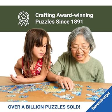 Ravensburger - Christmas Songbirds - 500 Piece Large Format Jigsaw Puzzle - Quaint & Musical Winter Birds and Birdhouses Decorated for The Holidays - Premium Quality - Ages 12+ - Image 3