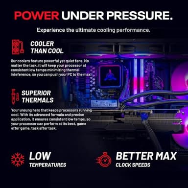 Skytech Gaming Azure 3 Gaming PC, AMD Ryzen 7 9700X 3.8GHz, NVIDIA RTX 5060, 1TB NVMe SSD, 16GB DDR5 RAM 6000, 850W Gold ATX 3 PSU, 360 ARGB AIO, Wi-Fi, Win 11, Desktop - Image 8