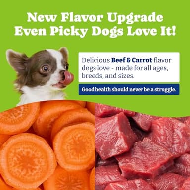 YoYoBay Flea & Tick Prevention for Dogs Chewables, Natural Dog Flea and Tick Control Treatment, Oral Flea Pills, Dogs Supplement, Natural Shield 5-in-1 Protection, Beef & Carrot Flavor, 180 Soft Chews - Image 5