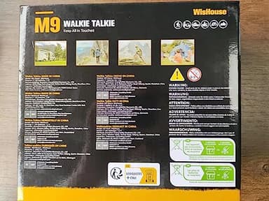 Wishouse Walkie Talkies for Adults Long Range-Rechargeable 4 Pack 2 Way Radios, Hiking Accessories Camping Gear Xmas Birthday Gift for Kids Family with Lamp,SOS Siren,NOAA Weather Alert,Easy to Use - Image 11