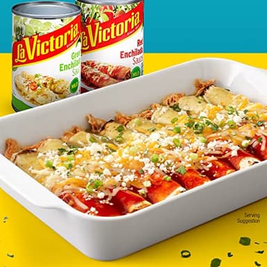 LA VICTORIA Variety Pack, Green, Red enchilada sauce, 10 oz Can (6 Pack) - Image 5