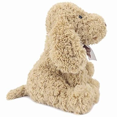 WEIGEDU Poodle Puppy Goldendoodle Stuffed Animal, Adorable Toy Dog Labradoodle Plush for Kids Boys Girls Birthday Easter Nursery Bedtime Gift, 11.8“ Golden - Image 7