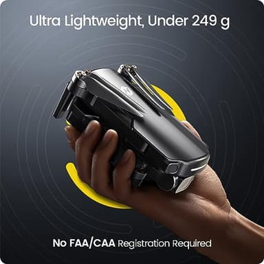 Holy Stone GPS Drone with 4K UHD Camera for Adults Beginner; HS360S 249g Foldable FPV RC Quadcopter with 10000 Feet Control Range, Brushless Motor, Follow Me, Smart Return Home, 5G Transmission - Image 3