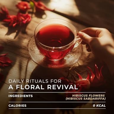 Gya Tea Co Hibiscus Tea Gift Set (16 Count) - Decaf Tea Pod for Lovers Get Well Gifts - Manually Harvested - Enjoy Hot or Iced - Image 4