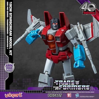 YOLOPARK Transformers Toys G1 Starscream with Upgraded Weaponry,7.48 Inch Highly Articulated Transformers Action Figures for Ages 15 and Up,No Converting Starscream Transformer Toys - Image 7
