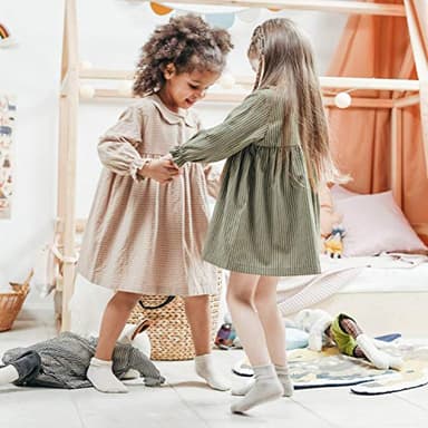 JAMEGIO 10 Pairs Boys Athletic Socks Toddler Boys Girls Breathable Soft Cotton Socks(2-4T) - Image 4