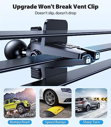 VICSEED for MagSafe Car Mount [Upgraded Strongest Magnet Power] Magnetic Phone Holder for Car Vent 360 Adjustable Magnetic Car Phone Holder Mount for iPhone 17 Pro Max 16 15 14 13 12 Plus Mini - Image 5