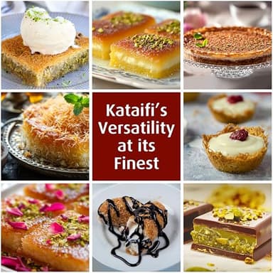YÜCE Supreme Foods Kataifi Shredded Fillo Dough 500g (17.6 oz), Ingredient For the Viral Dubai Chocolate Bar Pistachio, Dried & Shredded Kataifi Filo Dough, Kunafa, Knafeh, Kadayif Phyllo Pastry - Image 7