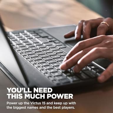 HP Victus 15.6 inch Laptop, FHD 144Hz Display, Intel Core i5-12450H, 8 GB RAM, 512 GB SSD, NVIDIA GeForce RTX 2050 GPU (4 GB Dedicated), Windows 11 Home, 15-fa1029nr (2024) - Image 3