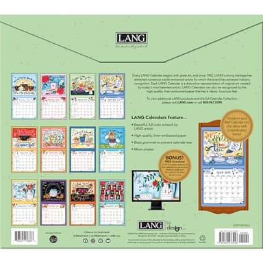 Lang, Coffee 2025 by LoriLynn Simms Wall Calendar - Image 2